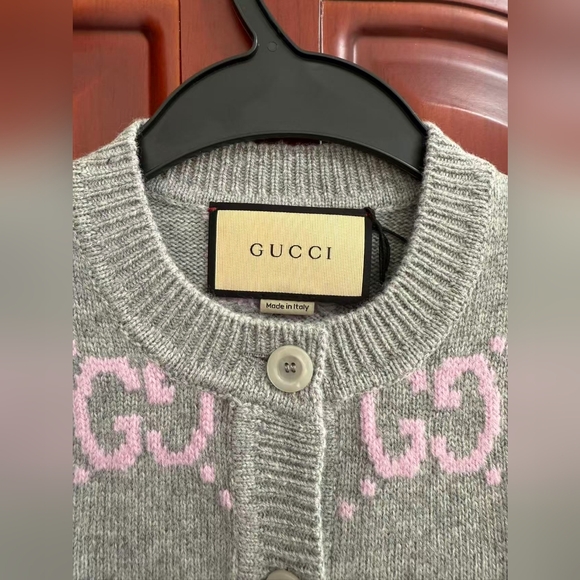 Gucci GG crew neck cardigan sweater - Picture 3 of 12